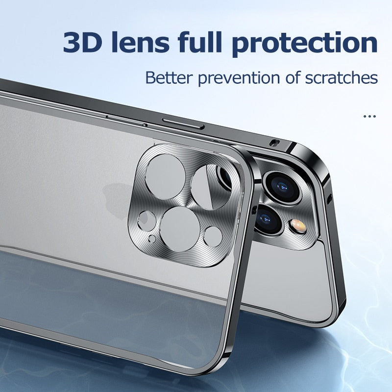 3D Luxury Aluminium Frame Lens Protection Cover