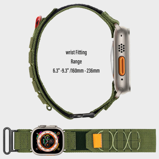 Outdoor iWatch Strap Mountaineering Nylon Canvas Loop for Apple Watch Series