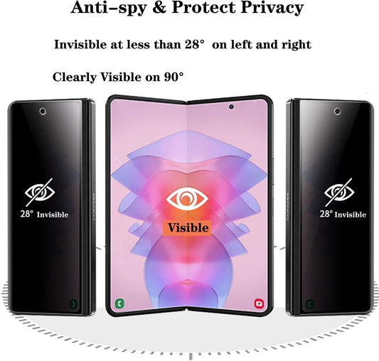 Anti-Peeping Front & Back Screen Protector - ZFOLD Series