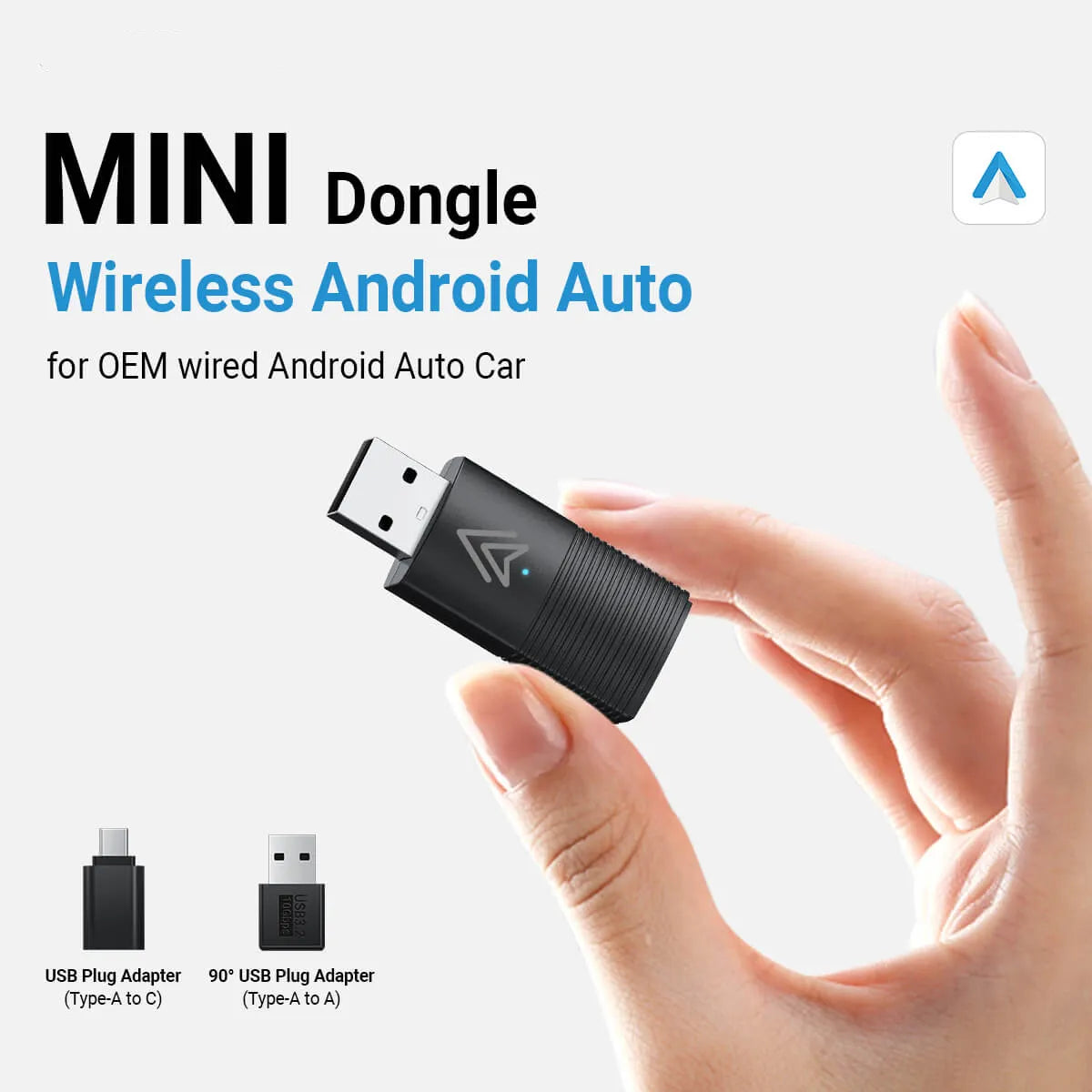 Wireless CarPlay/Android Auto Adapter 2.0 - Mini 360° Upgrade