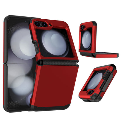 VelvetGuard Z Flip – Soft-Touch Hinge Protection Case with Shockproof Defense