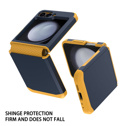 VelvetGuard Z Flip – Soft-Touch Hinge Protection Case with Shockproof Defense