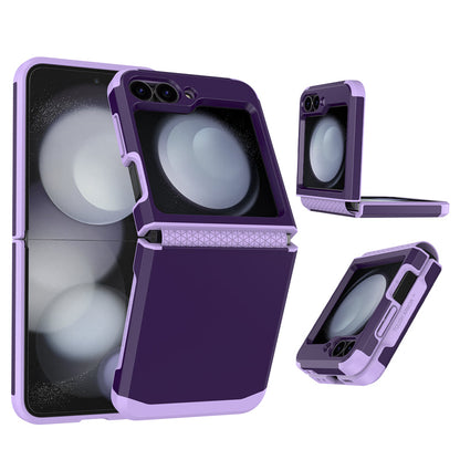 VelvetGuard Z Flip – Soft-Touch Hinge Protection Case with Shockproof Defense