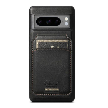 Luxury Leather Detachable Wallet Pixel 8 Pro, 8, 8A Case with Kickstand & MagSafe