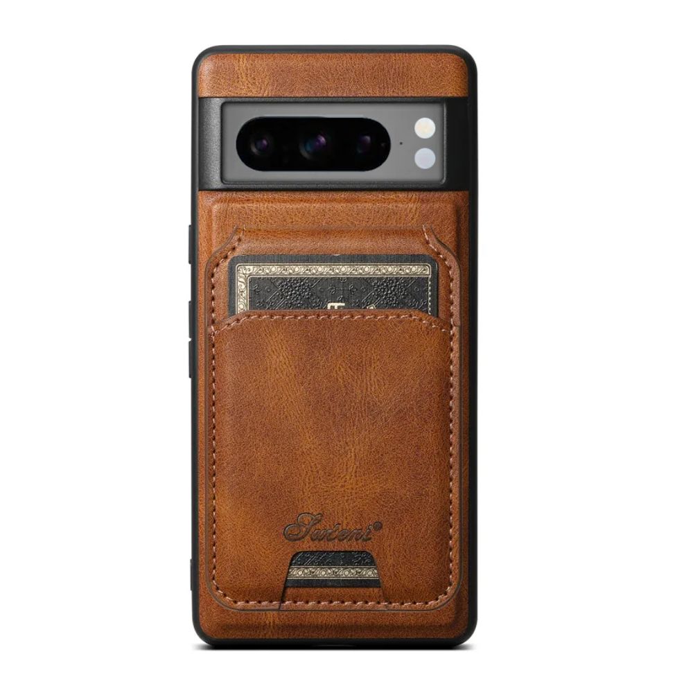 Luxury Leather Detachable Wallet Pixel 8 Pro, 8, 8A Case with Kickstand & MagSafe