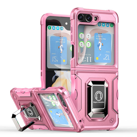 Defender Z Flip 6, 5, 4, 3 Defender Case Military-Grade with Magnetic Stand