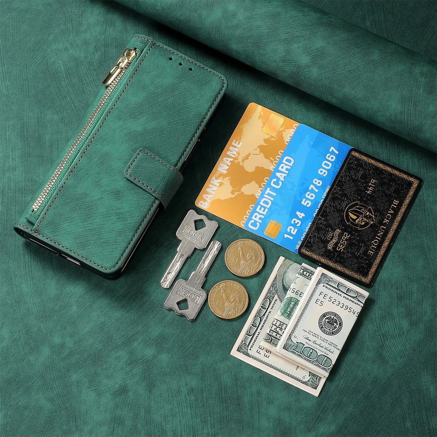 Luxury Leather  Z Fold 6, 5, 4 Wallet Case