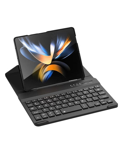 Wireless Keyboard 4-in-1 Ultra-Thin Case, Flip Stand Leather & Pen