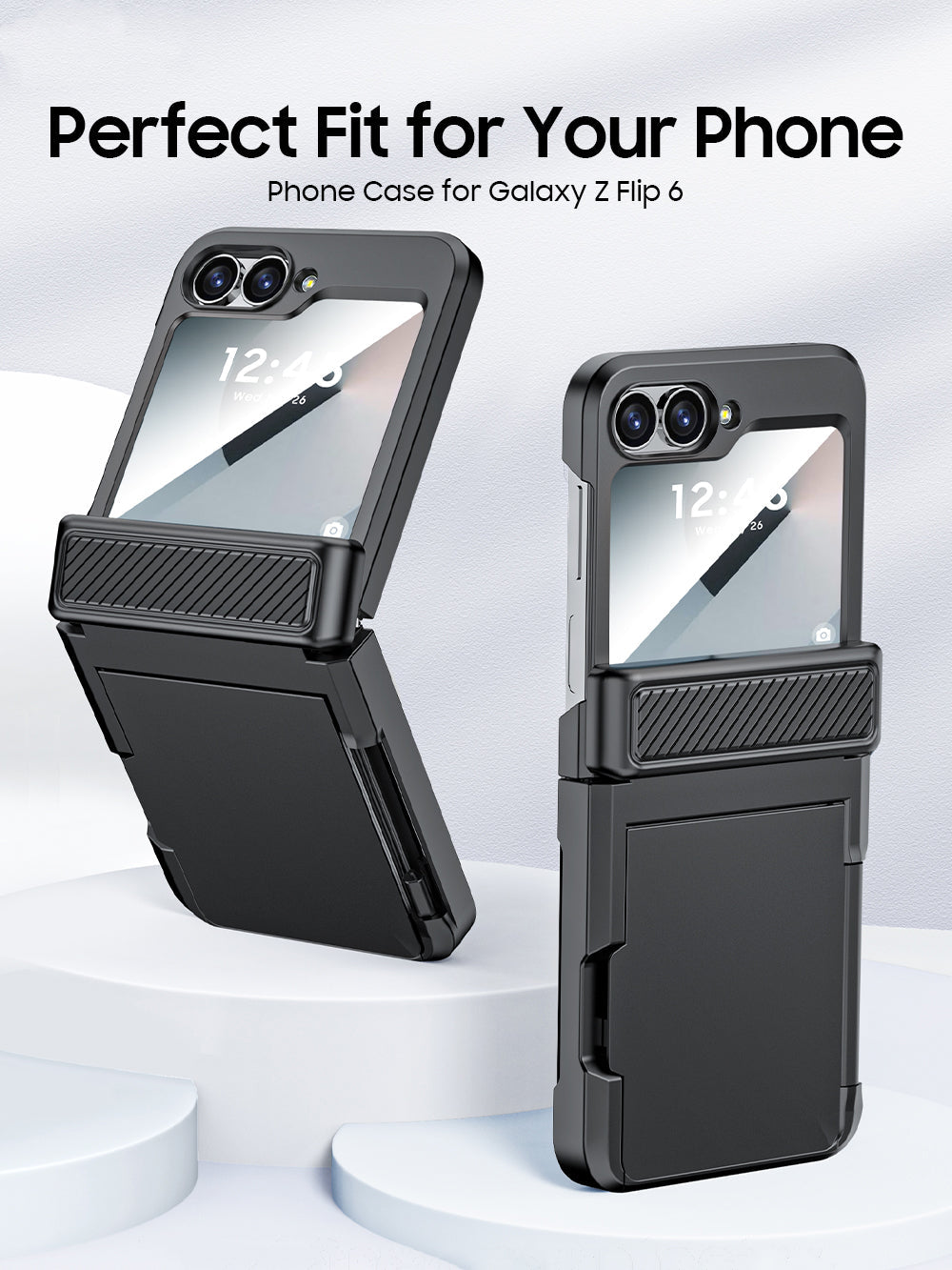 RFID Shield Z Flip 6, 5 Screen Protector & Wireless Charging Case