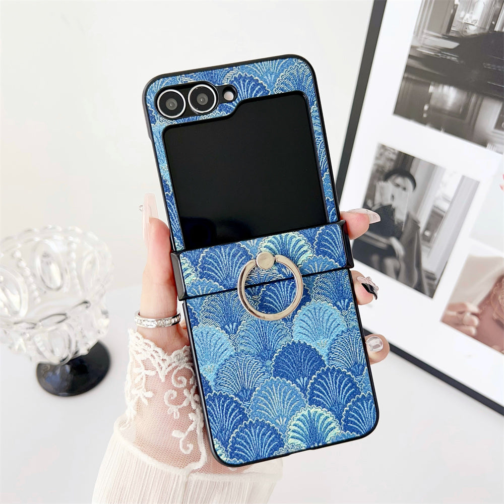 Glam Z Flip 6, 5 Luxury Shockproof  Ring Case