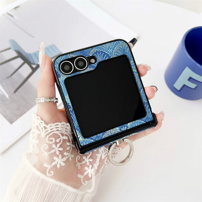 Glam Z Flip 6, 5 Luxury Shockproof  Ring Case