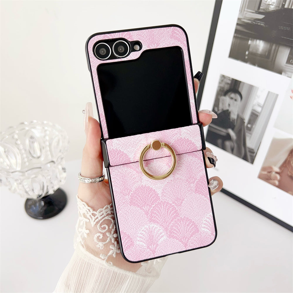 Glam Z Flip 6, 5 Luxury Shockproof  Ring Case