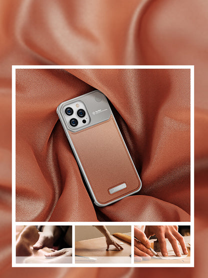 Cool Leather  iPhone 16, 15, 14 Magnetic & Heat Dissipating Case