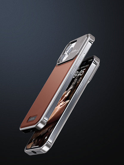 Cool Leather  iPhone 16, 15, 14 Magnetic & Heat Dissipating Case