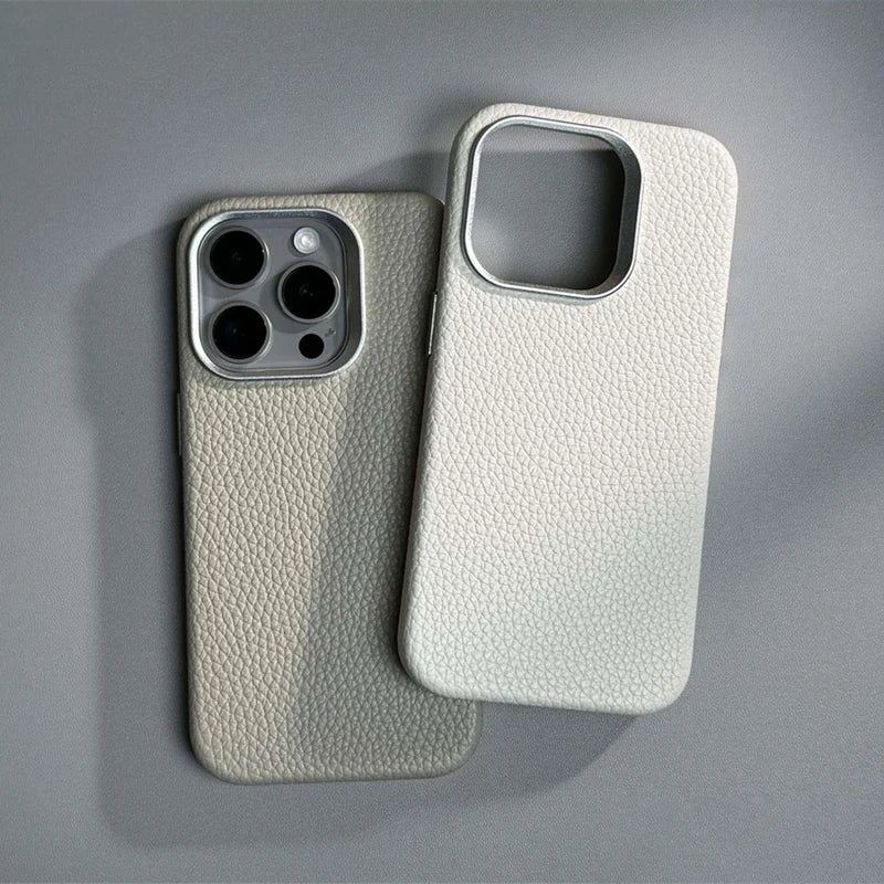 Luxe MagSafe  iPhone 16, 15 Slim Leathe Design Case