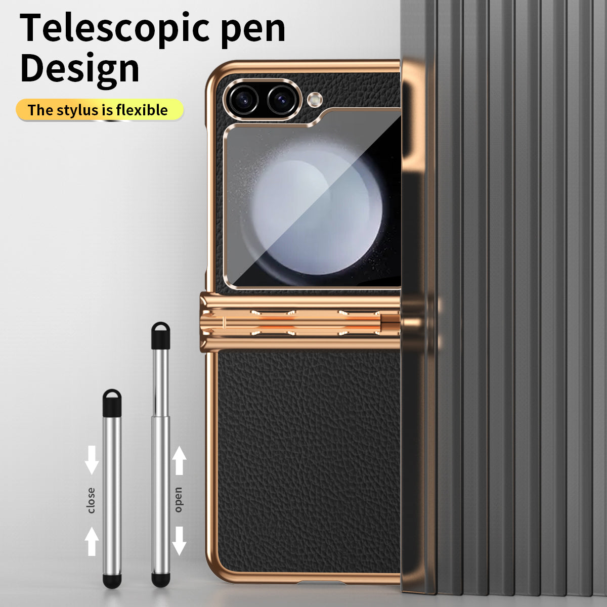 Magnetic Hinge Flip  6, 5, 4  Pen Slot Case