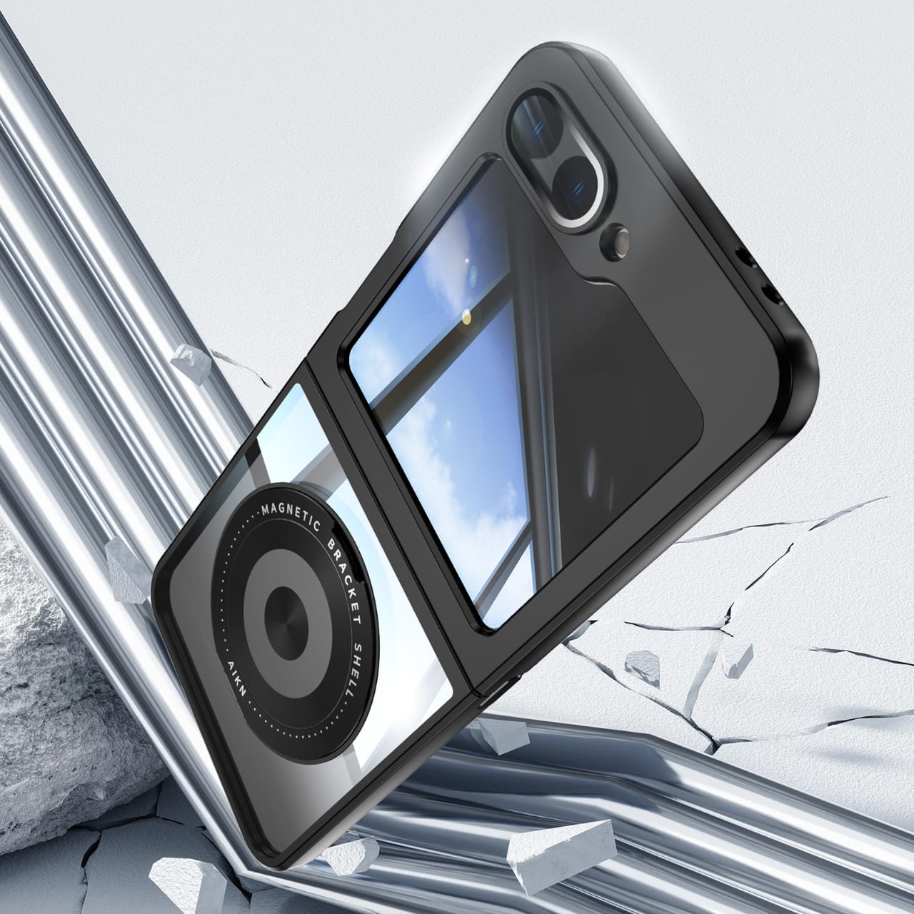 Shield Z Flip 6 Full Protection Magnetic Case