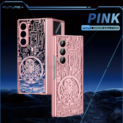 Mecha Z Fold 6, 5, 4, 3 Electroplated Hinge Case