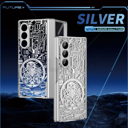 Mecha Z Fold 6, 5, 4, 3 Electroplated Hinge Case