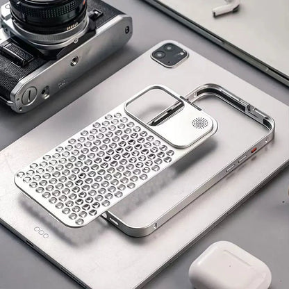 Metal iPhone 14-16 Pro Max Fragrance & Cooling Design Case