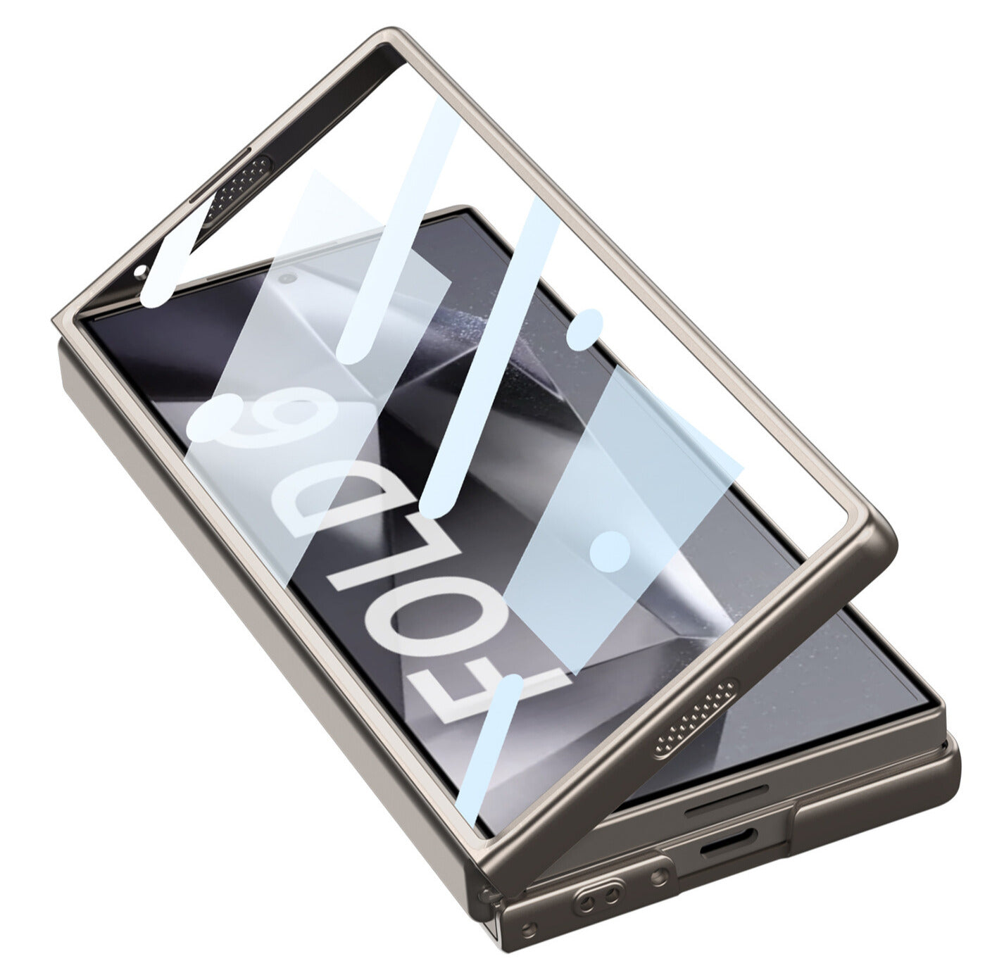 Thin Z Fold 6 Card Holder, Screen Protector Case