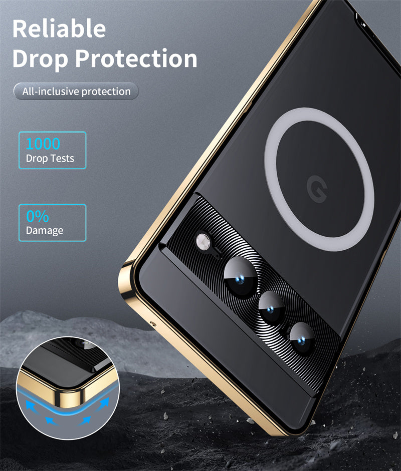 MagSafe Pixel 9 & 8 – Precision Lens Protection & Transparent Design