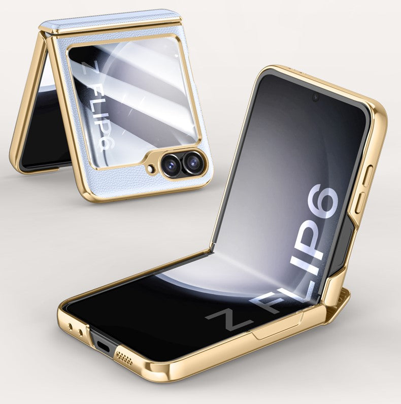 Velvet Z Flip 6, 5 Luxe Armor Case