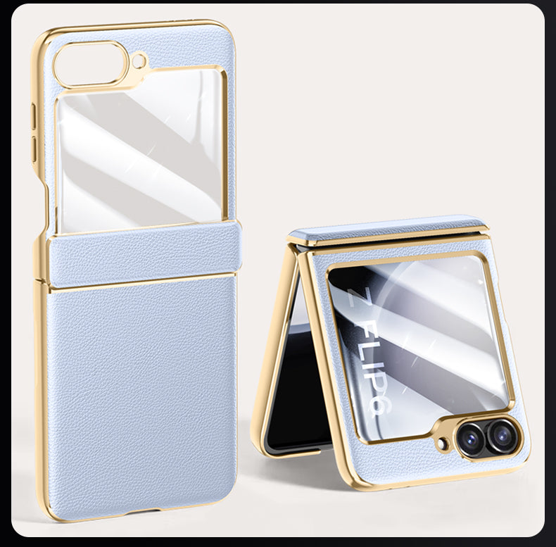 Velvet Z Flip 6, 5 Luxe Armor Case