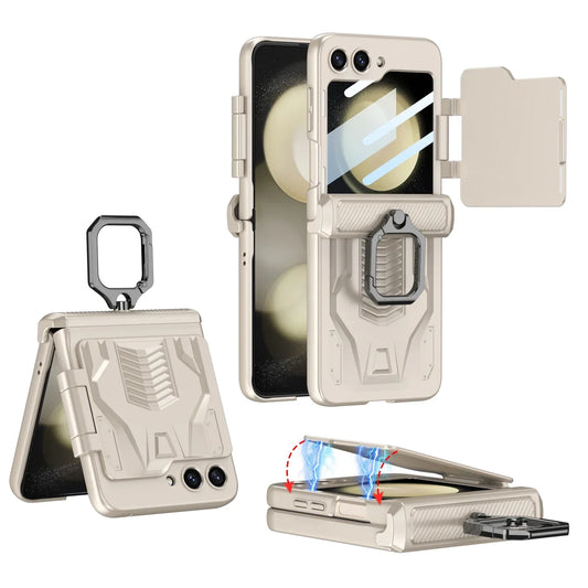 Hinge Z Flip 5, 6 Toughened Film Armor Case