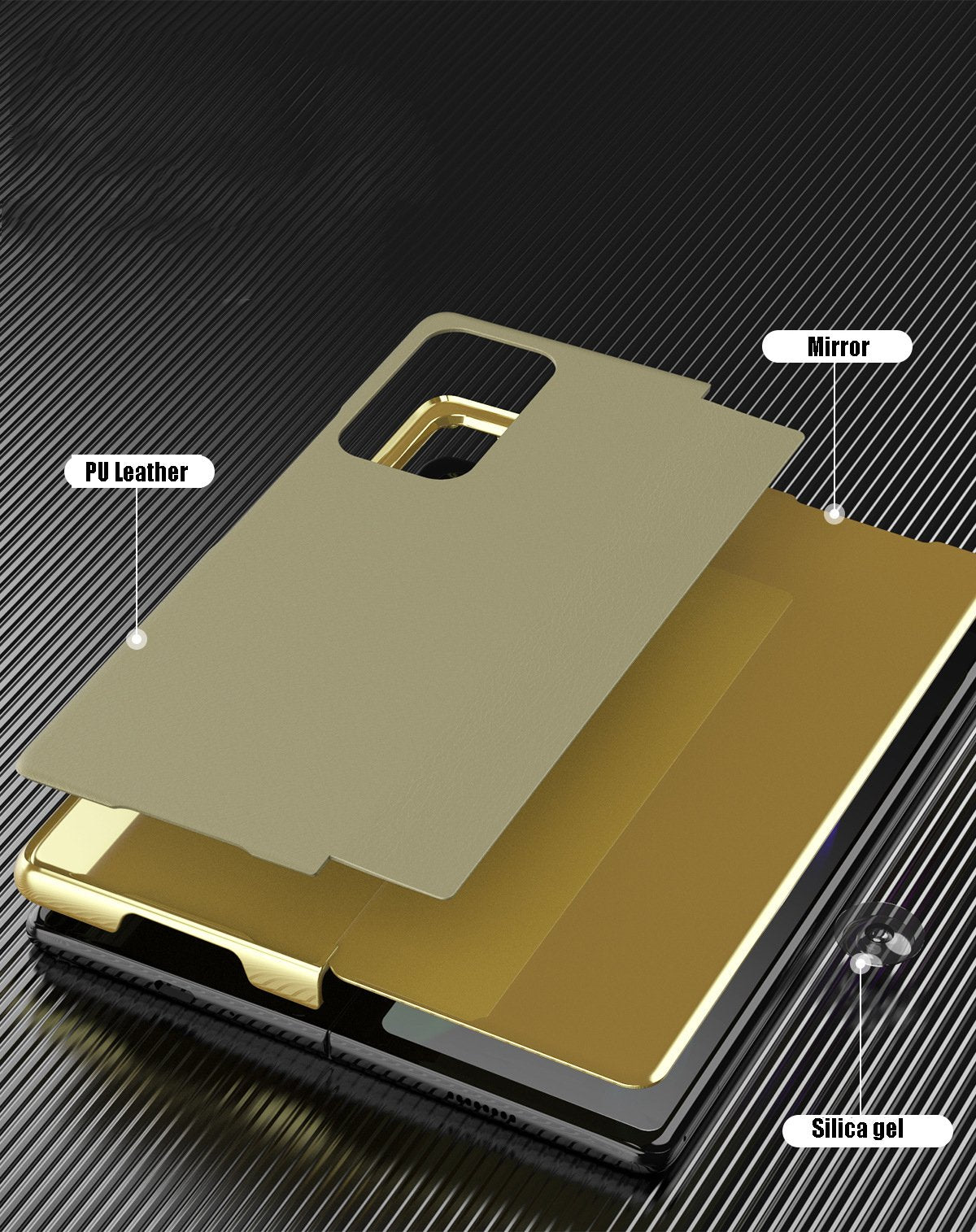 Luxury Mirror Case - Z Fold