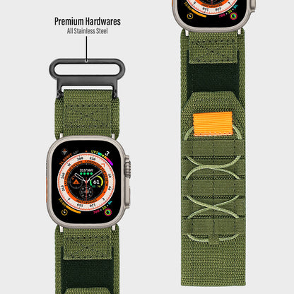 Outdoor iWatch Strap Mountaineering Nylon Canvas Loop for Apple Watch Series