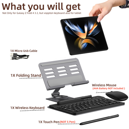 Desk Stand & Bluetooth Keyboard - Z Fold Series