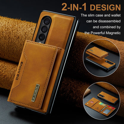 2-In-1 Magnetic Leather Wallet Case - Z Fold 5